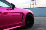 Porsche Panamera Pink Chrome by Impressive Wrap 2016 года